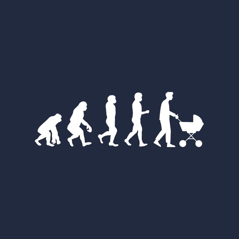 Evolution Dad Stroller Men Father Baby