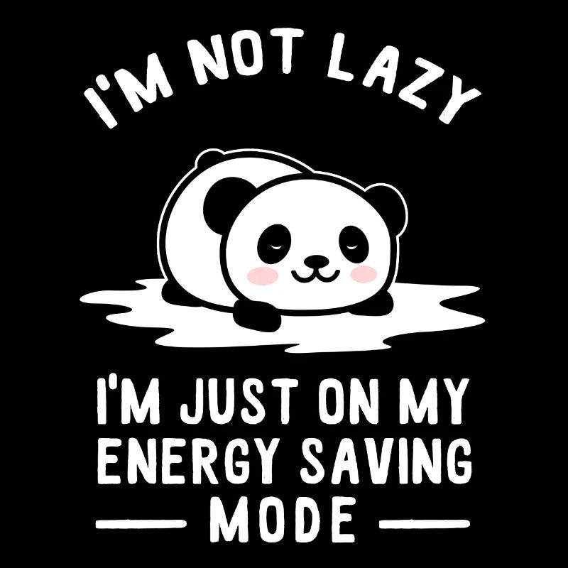 panda Müde/schlafen/faul