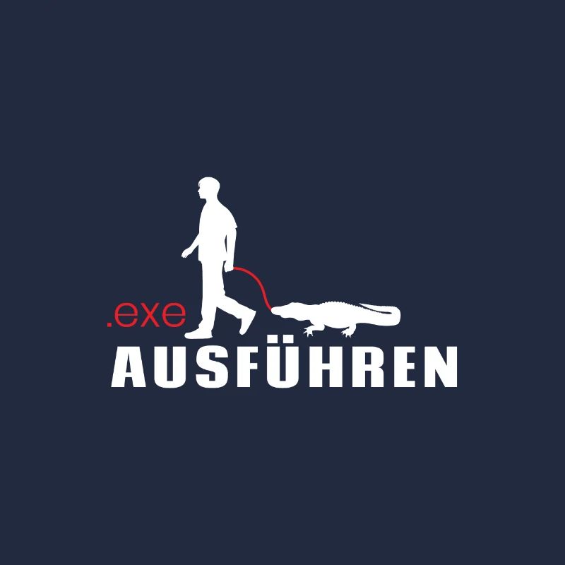 Exe Ausführen IT Nerd Spruch Computer PC