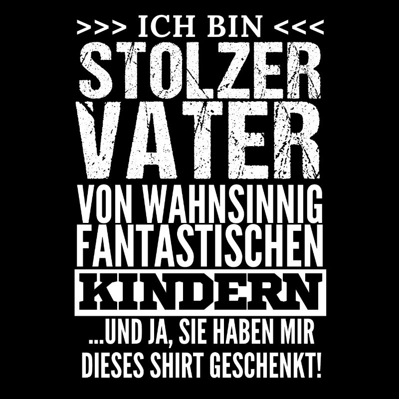Stolzer Papa Vater Kinder Vatertag Geschenkidee