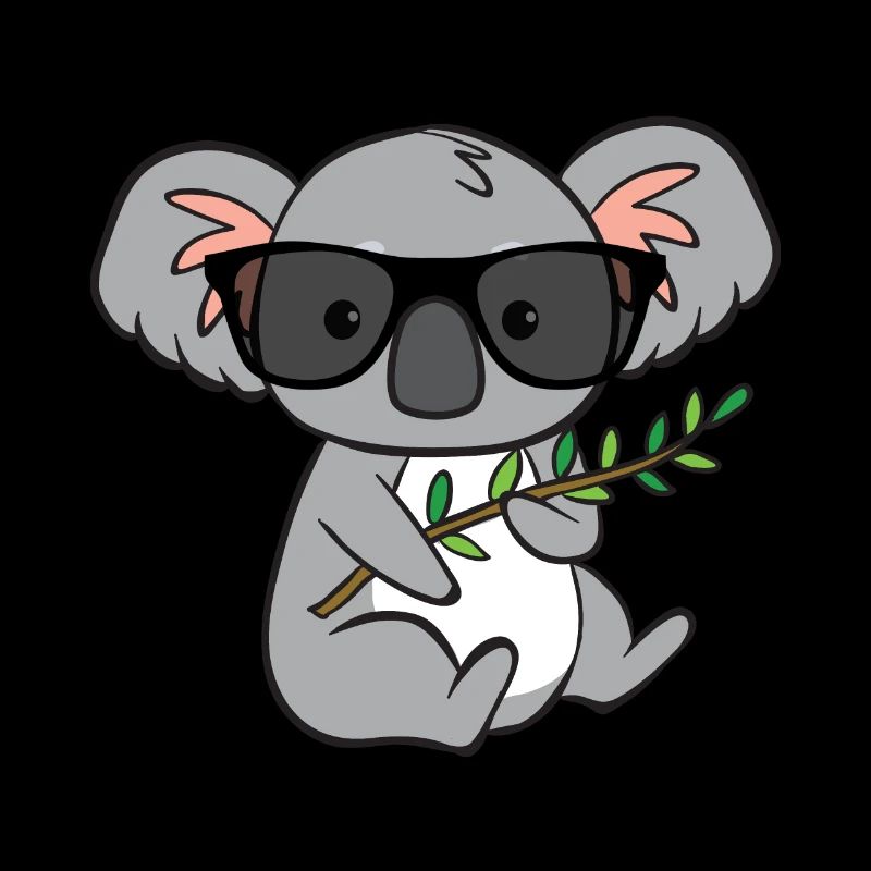 Koala mit Brille