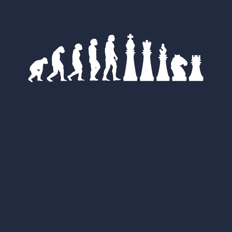 Schach Geschenk Schachspieler Evolution Schachmatt