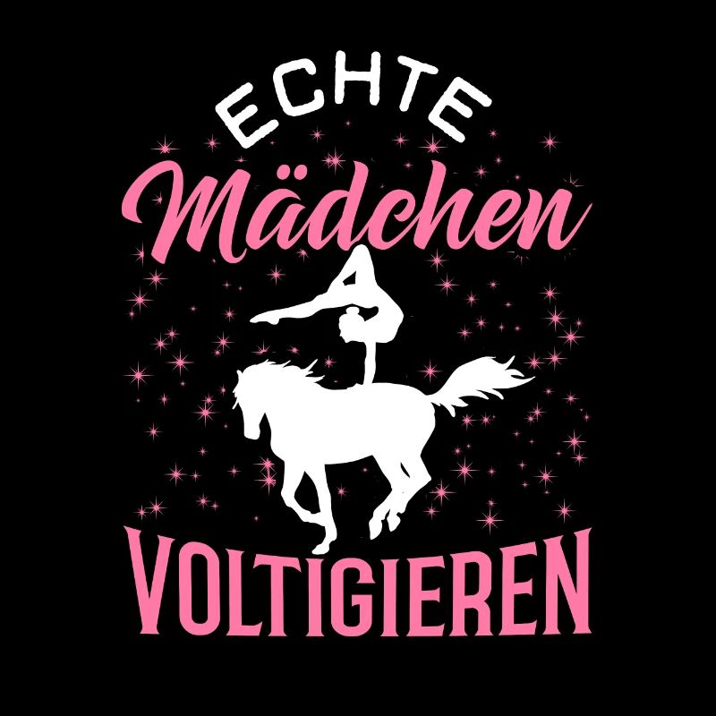 Echte Mädchen Voltigieren Reiter Pferdebesitzer St