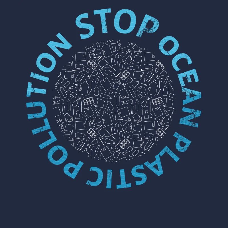 Stop Ocean Plastic Pollution Design pour le