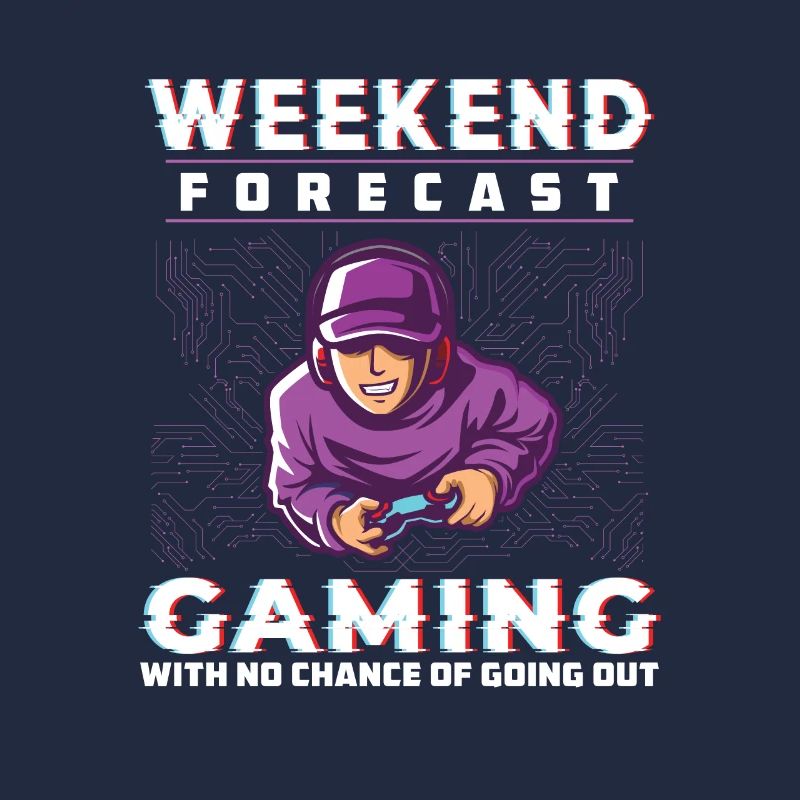 Wochenendprognose Gaming Lustiger Computerfreak