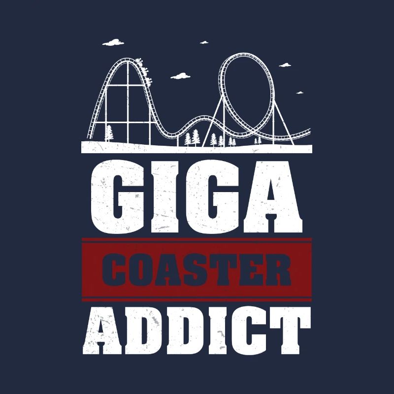 Giga Coaster Addict Achteruntersetzer