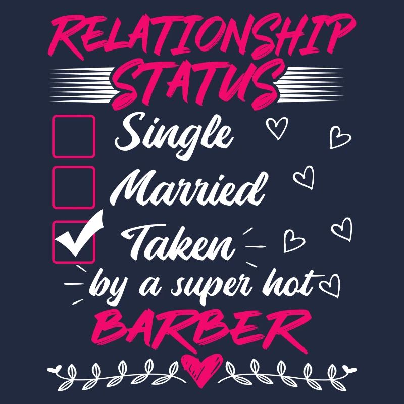 Funny His and Her Gift Idea Barber Relationship