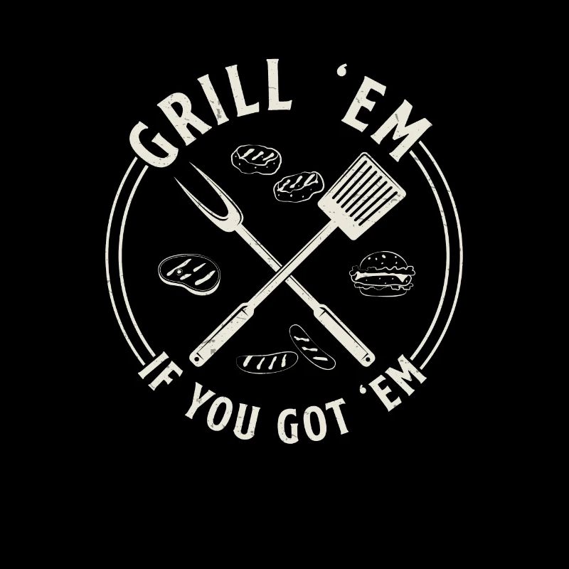 Funny Grilling Meat Party For A Grillmaster