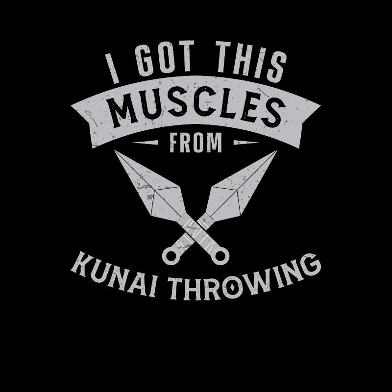 I Got This Muscles From Kunai Wurfmesser