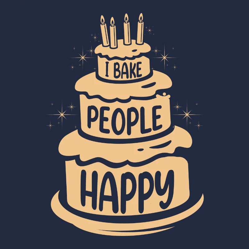 Ich Backe Menschen Glücklich Für Bäcker Oder