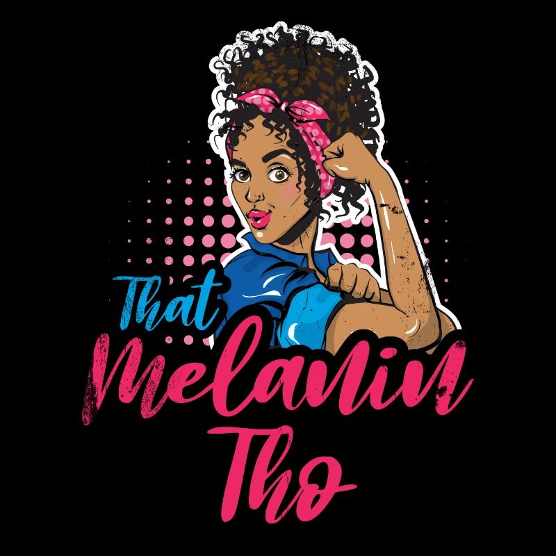 Cette mélanine Tho For Pride Afro-Américain