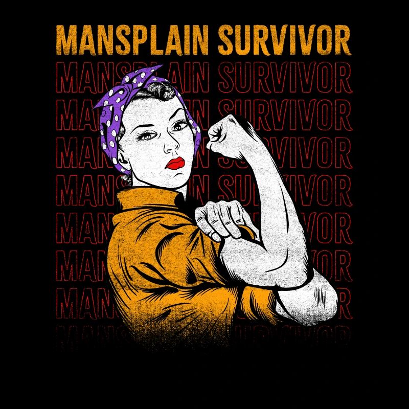 Mansplain Survivor Design pour les féministes
