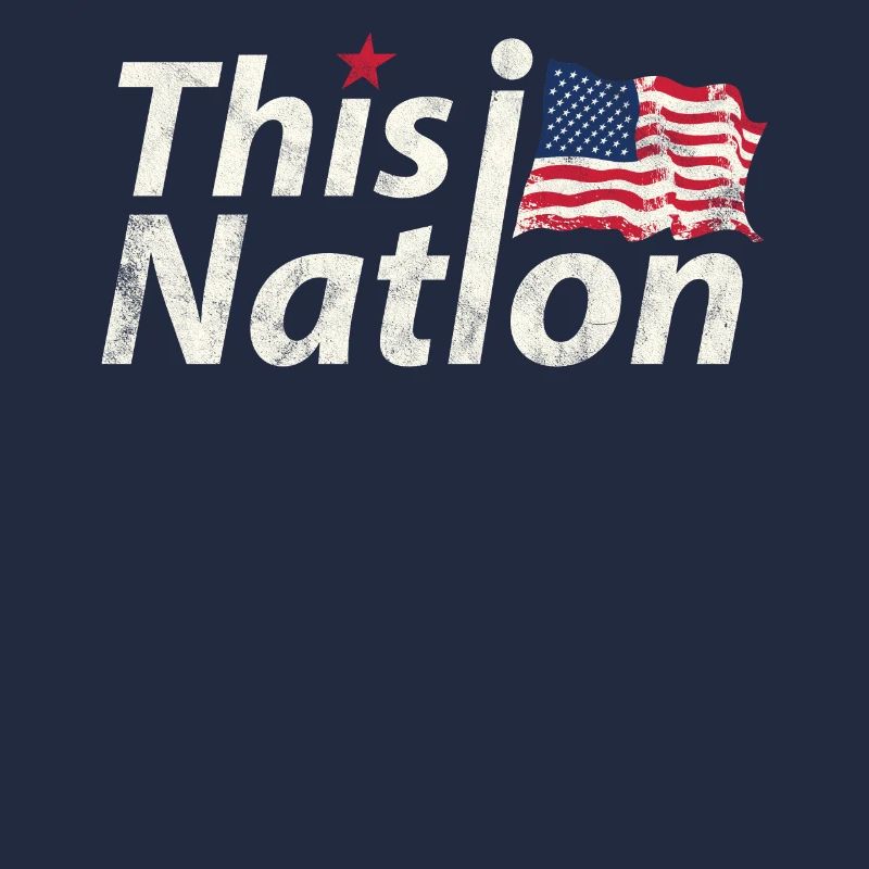Cette conception du drapeau de la nation Us pour le