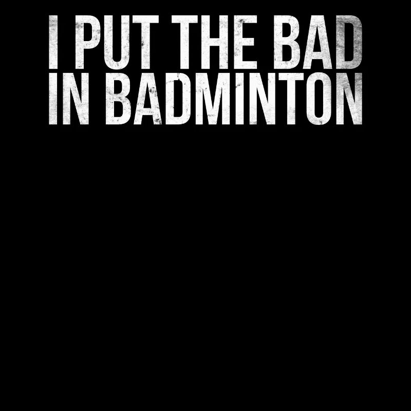 Je mets le mal au badminton pour