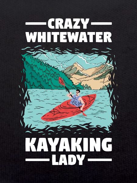 Crazy Whitewater Kayaking Lady