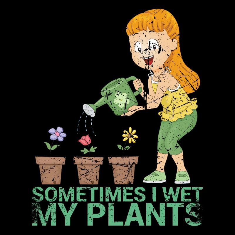 Parfois, j’humidifie la conception de ma plante pour