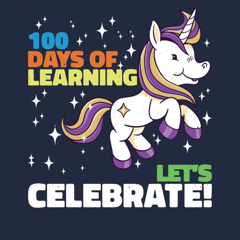 100 days of learning Let's celebrate