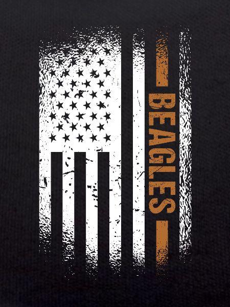 Beagle Us Flag