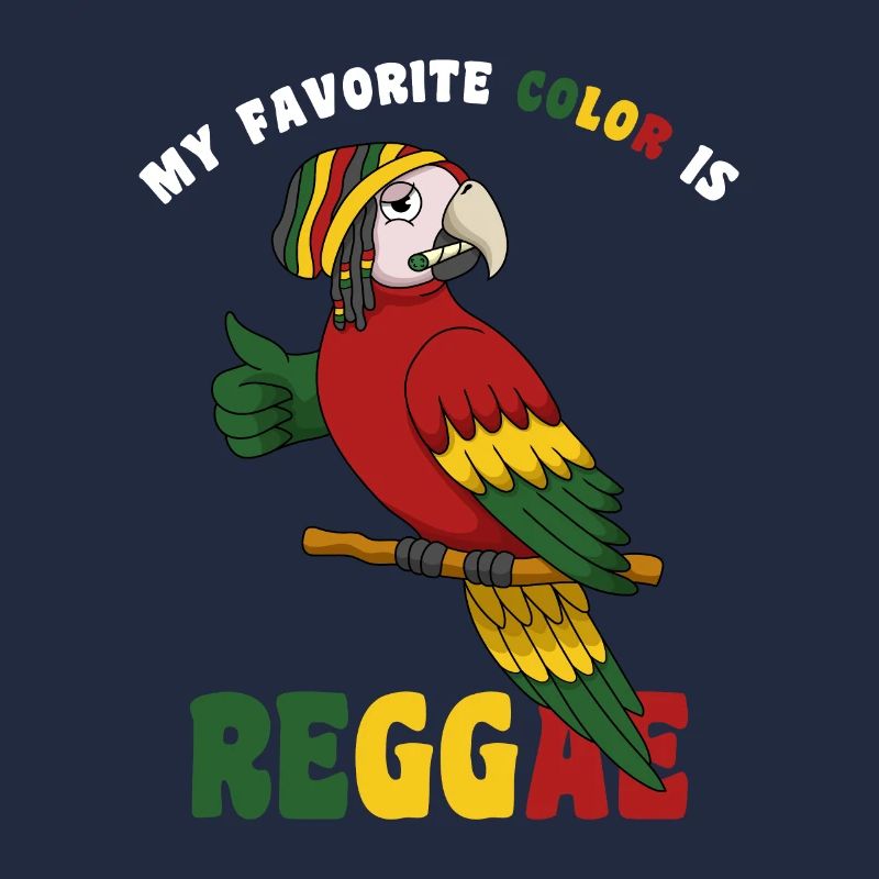 Ma couleur préférée est Reggae Parrot