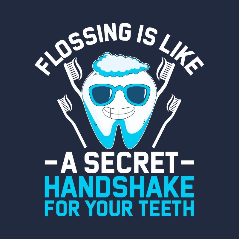 L’utilisation du fil dentaire est comme une poignée de main secrète pour vos dents