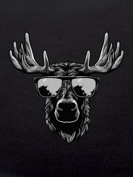 Elch Hipster Cool Party