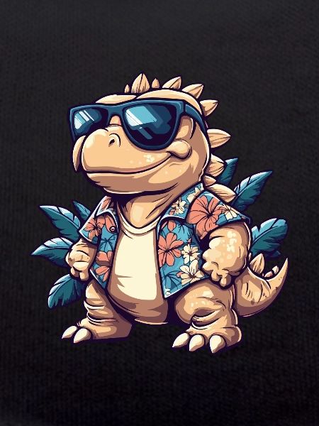 Dinosaur stegosaurus summer