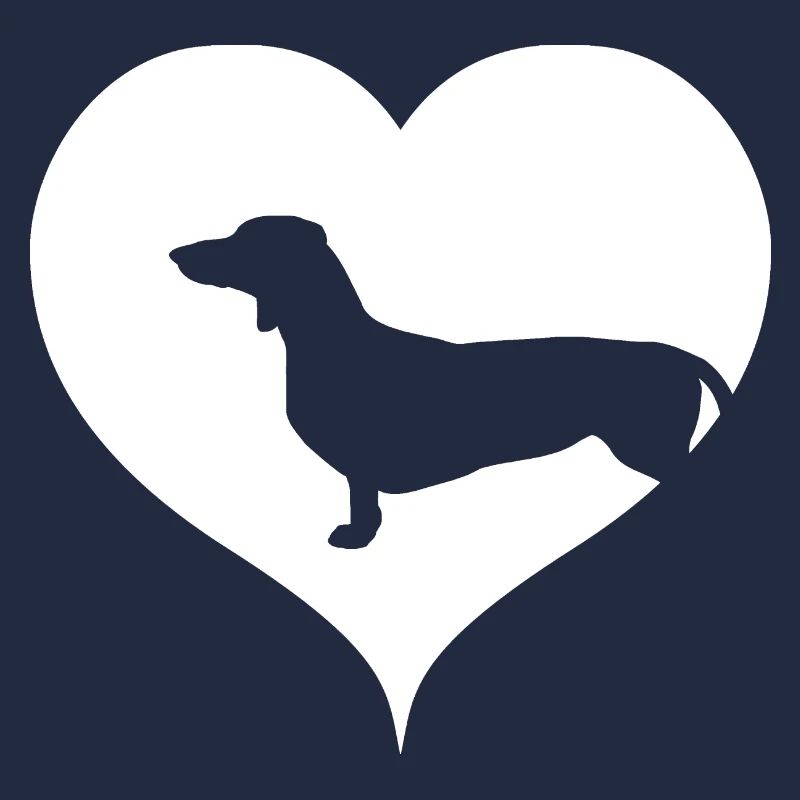 Herz Dackel Hund