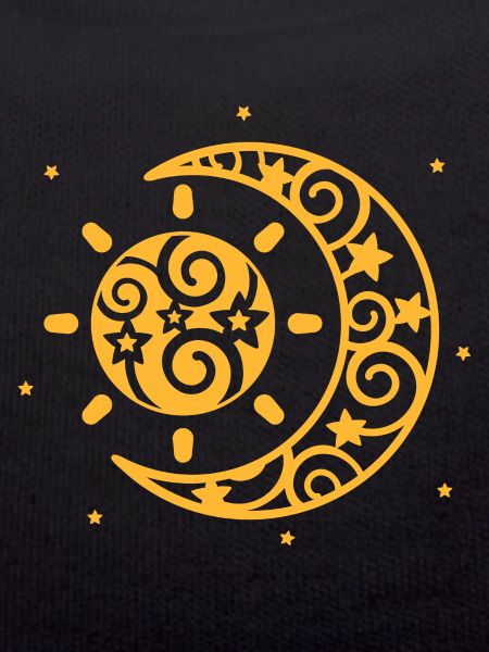 Sun, moon and stars