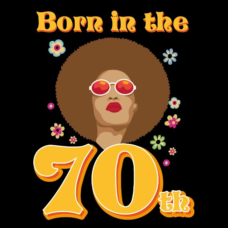 Retro Vintage Born in the 70s