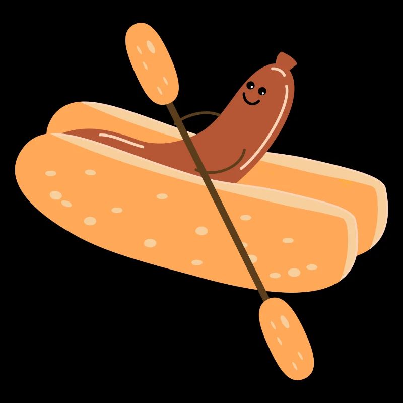 Bockwurst im Paddelboot