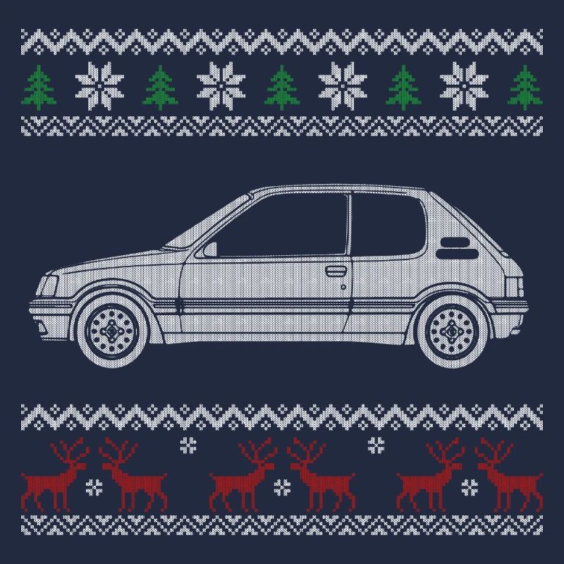 205 Strickpullover Weihnachten