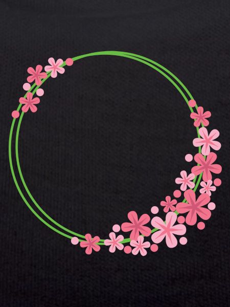 Flower Frame Round