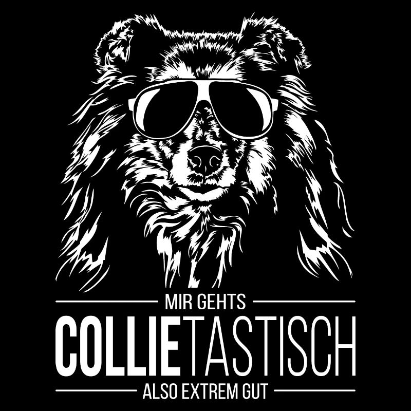 COLLIETASTISCH Langhaar Collie Hundespruch Hunde
