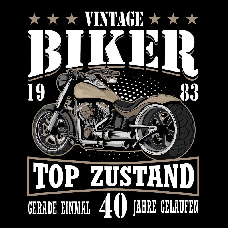 40 Geburtstag Mann Motorrad
