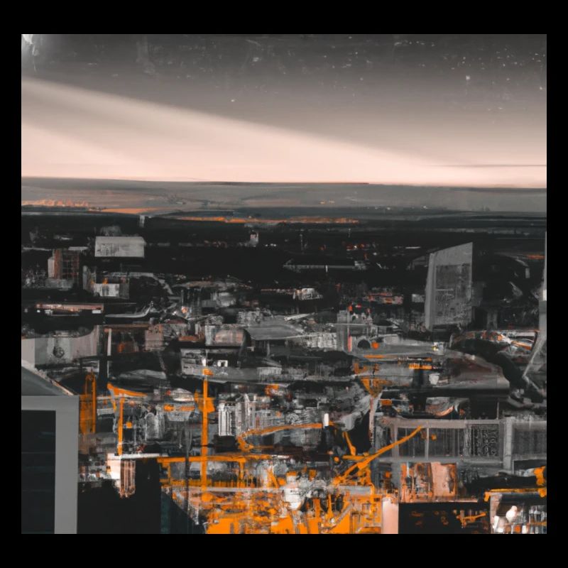 Ville dans le noir