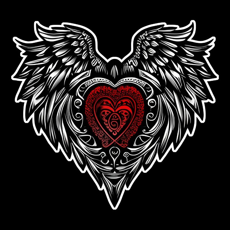 coeur aile d'ange