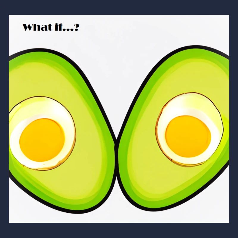 Avocado with egg