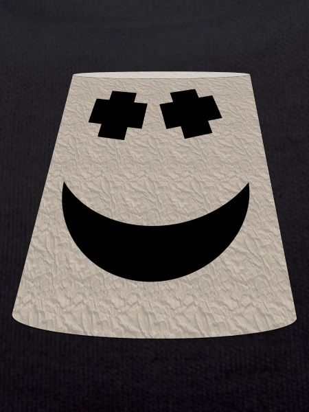 bucket smile face emoticon