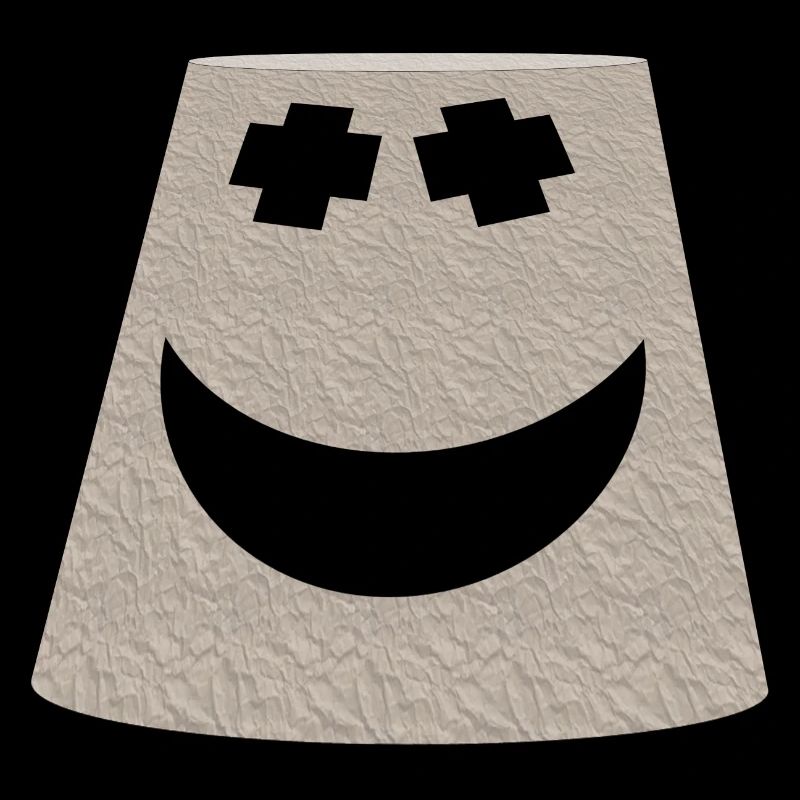 seau smile visage émoticône