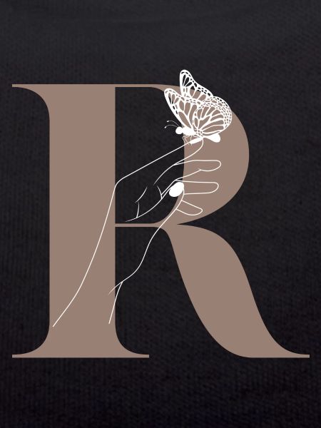 Letter R Magic butterfly