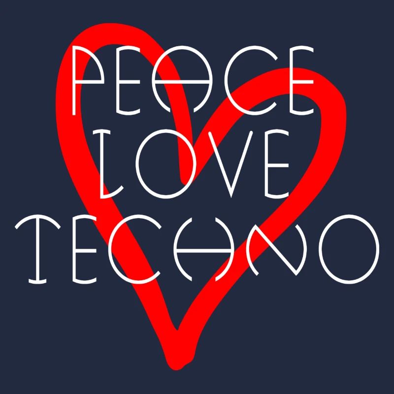 Liebesherz Techno Zitat