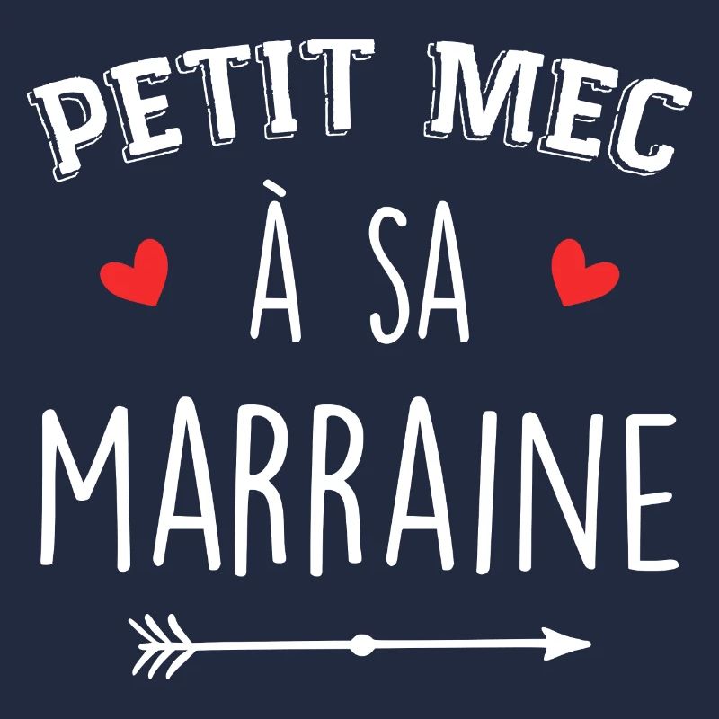 Petit mec à sa marraine