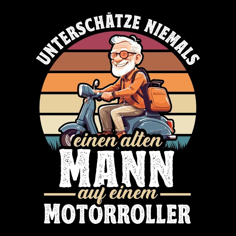Motorroller Motorroller-Fahrer Rollerfahrer