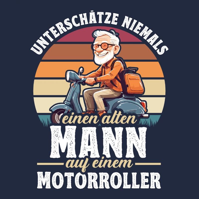 Motorroller Motorroller-Fahrer Rollerfahrer