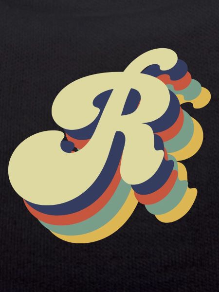 Retro Letter R