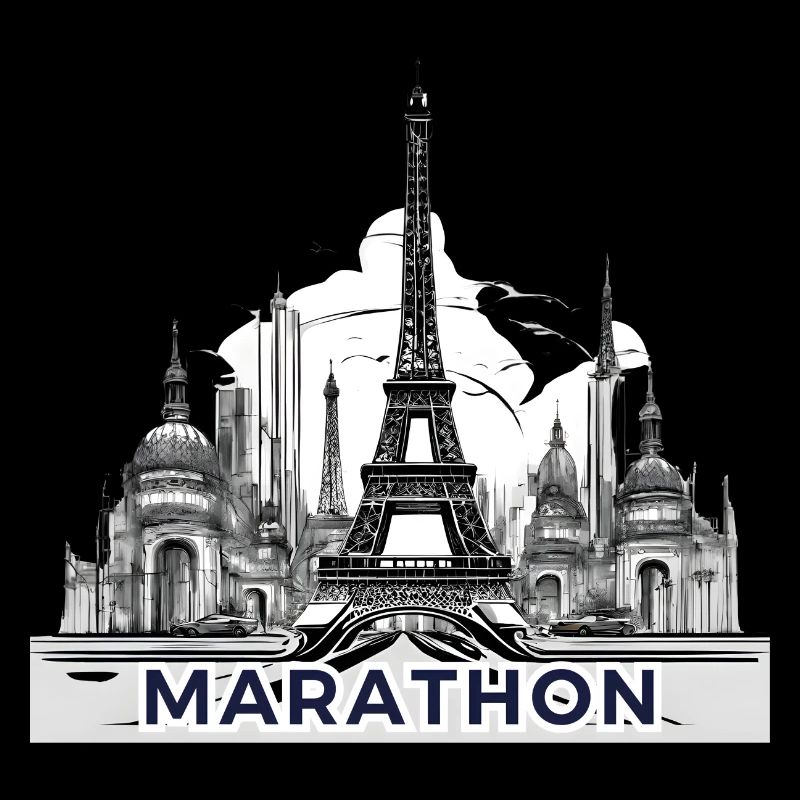 Parisienne Marathonstrecke
