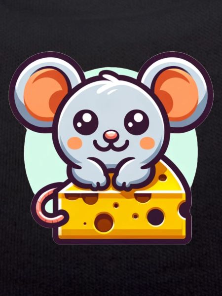 Mouse with cheese
