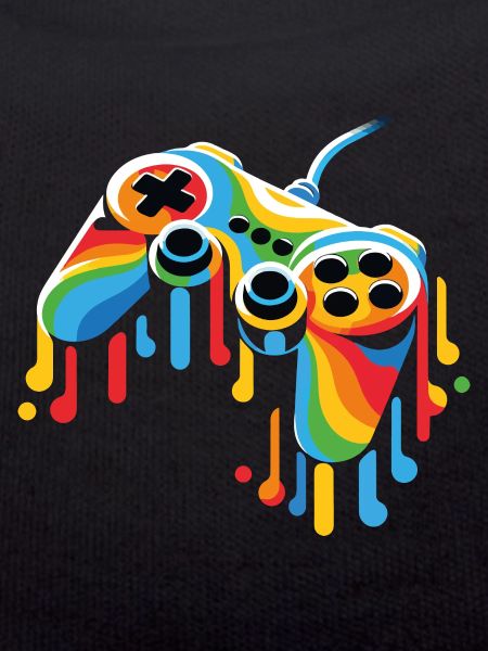 Schmelzender Gamecontroller