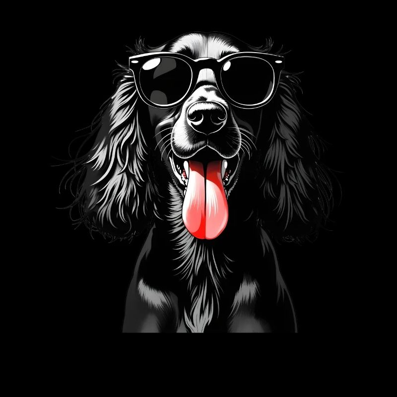 Cocker Spaniel Hund Tier Motiv lustiger Hunde