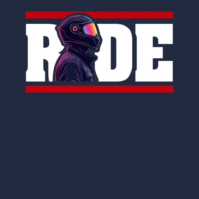 Cool motorcyclist biker design with the text